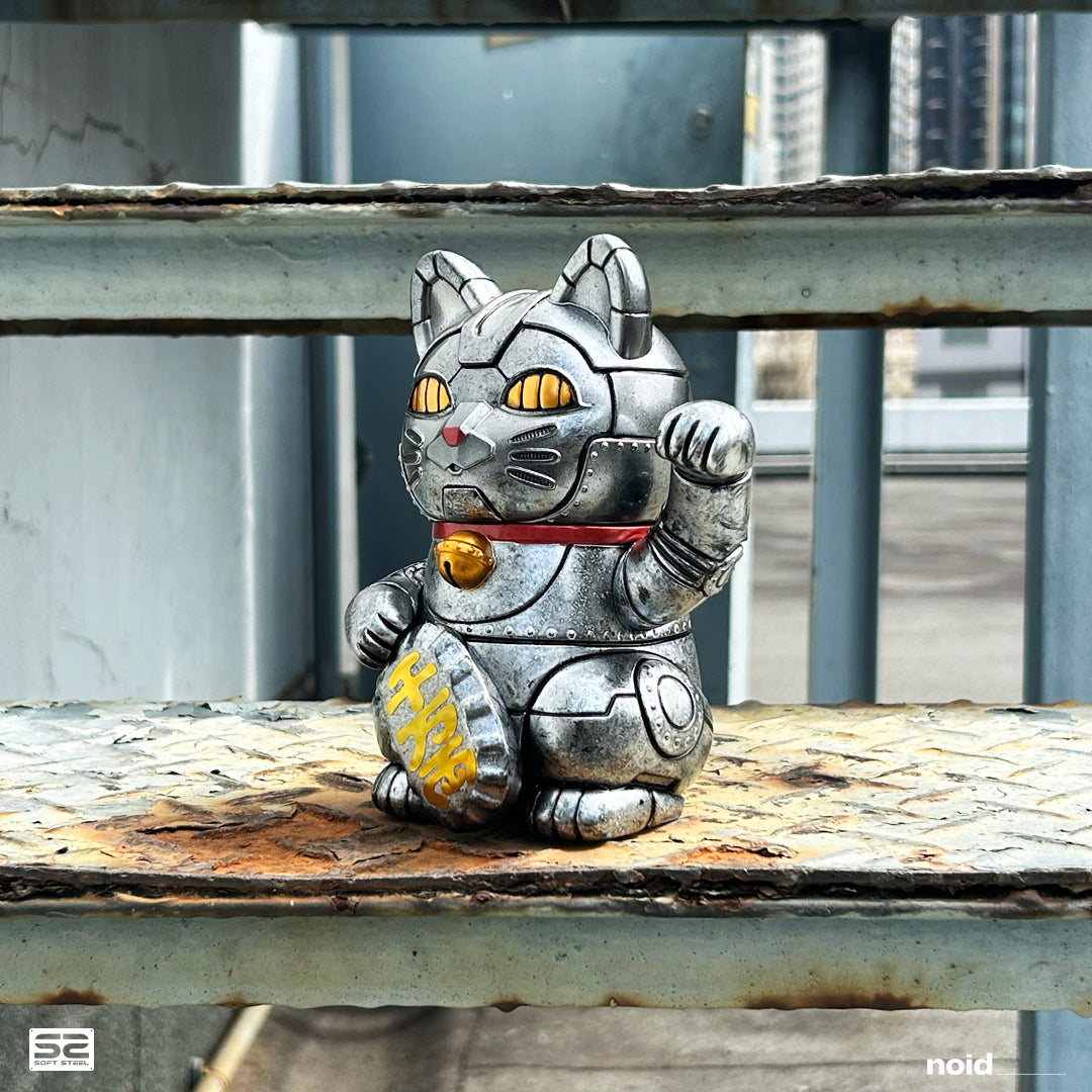 機械招き猫｜鐵皮