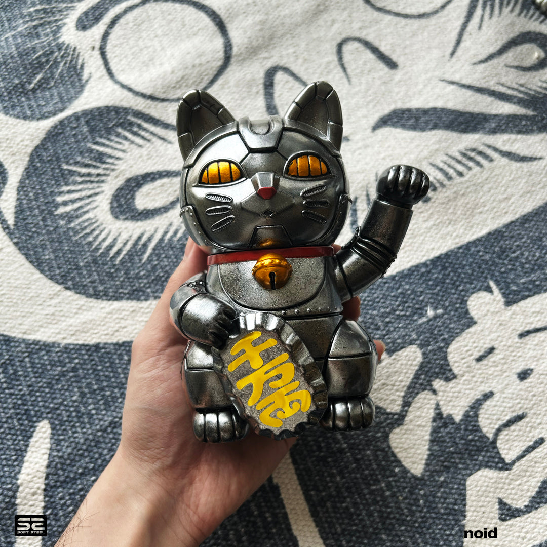 機械招き猫｜鐵皮